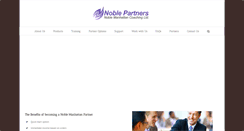 Desktop Screenshot of noble-partners.com
